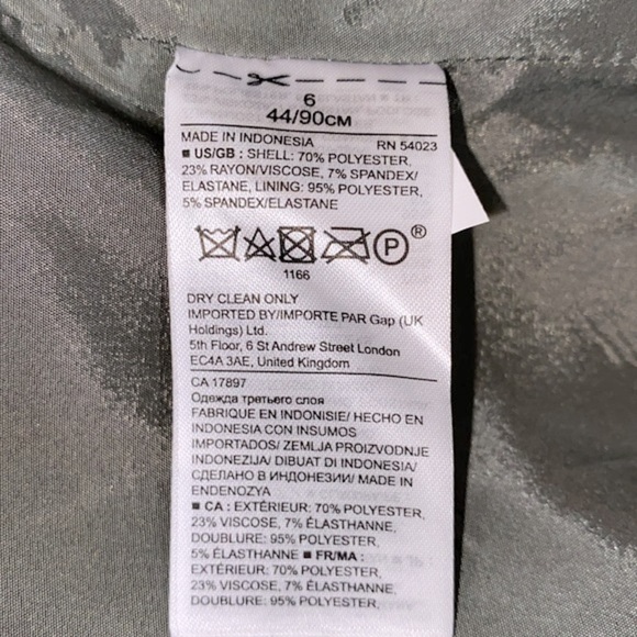 Banana Republic grey blazer jacket size 6 - Picture 5 of 7